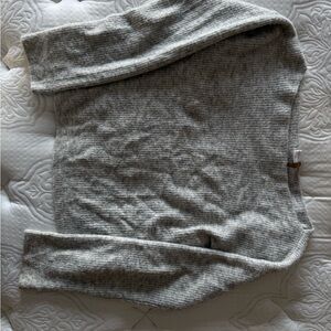 Lovers and Friends Grey Off Shoulder Sweater